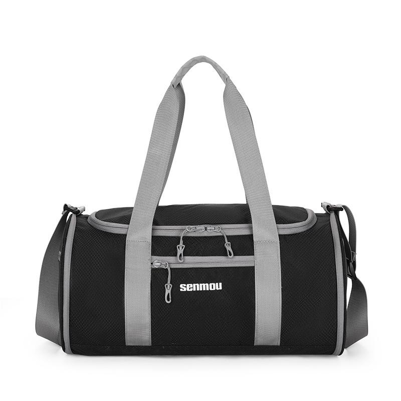 Men's and women's fashion and leisure travel lightweight folding portable travel bag portable sports fitness yoga bag
