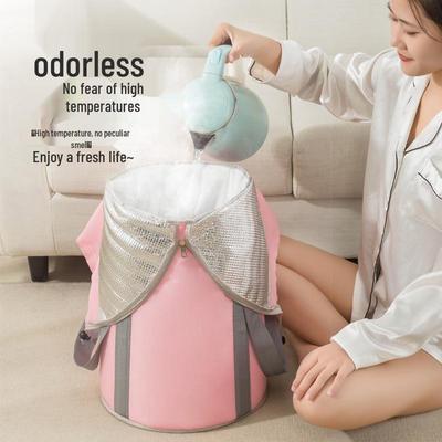 72cm Foldable Foot Bath Bucket for Home and Travel - Over Knee and Calf Use