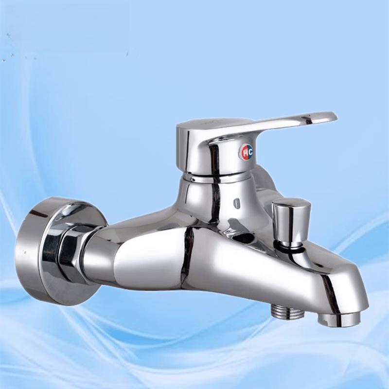 Copper Flying Wall-Mounted Bathtub Shower Faucet