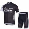 TREK Sommer Radtrikot Set Herren Team Radsportbekleidung Kurzarm Fahrradtrikot Set