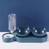 Cat Bowl Dog Bowl Anti-Spill Automatic Water Dispenser Dog Bowl Cat Bowl Dog Bowl No Wet Mouth Non-Slip Pet Bowl Supplies
