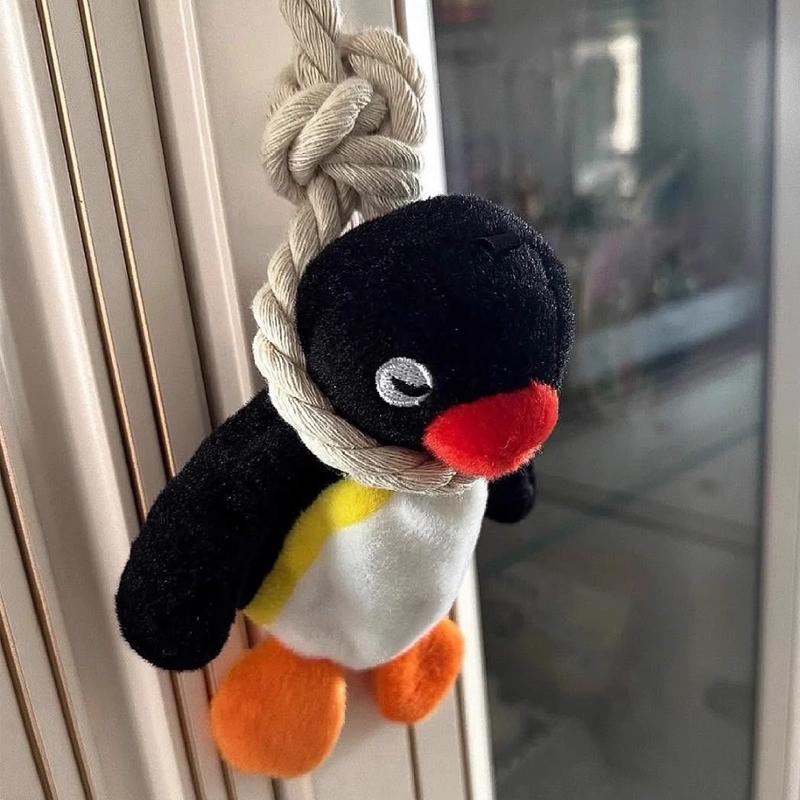 Non-Toxic 16Cm Lovely Penguin Plush Keychain Cute Penguin Doll Backpack Pendant Creative Animal Doll Keychain Children Women Bag Accessories