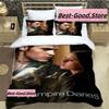 Vampire Diaries Damon Salvator Bedding Set Printed Bed Set With Pillowcase Duvet Cover Soft Single Double Queen Super King Size