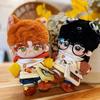 Niannyyhouse 20cm Plush Toy Color Cotton Doll Clothes, Blocking, Hoodie, Jeans, Shoes, Scarf, Glasses, Backpack, Clothes, Dress-Up (Coffee)