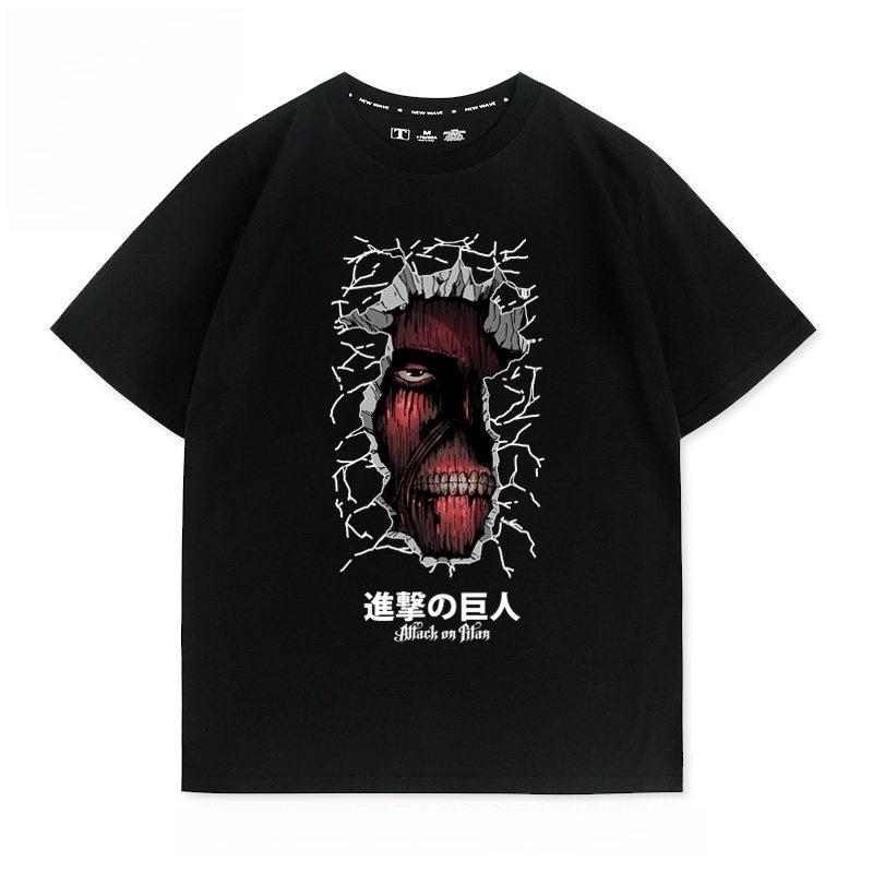 Attack on Titan Anime Printed Tshirt Unisexs and Womens Tshirt Unisexs Top Sports Tshirt 2026 Summer New Tee