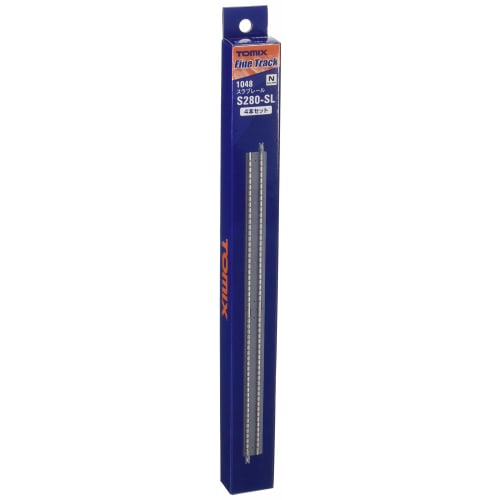 TOMIX N Gauge 1048 Slab Rail S280-SL (F) (Set of 4)