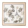 Mulberry silk scarf  four seasons versatile art flower printing yarn thin sunscreen shawl dual-purpose