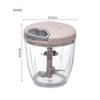 500/900ML Garlic Chopper Manual Garlic Press Food Vegetables Cutter Meat Grinders Kitchen Gadgets Hand Mincer Garlic Masher