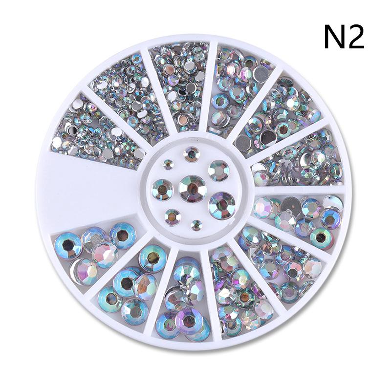 Mixed Color Chameleon Nail Rhinestone Glitter Small Irregular Beads For Nail Art 3D Decoration Stone In Wheel DIY Tips