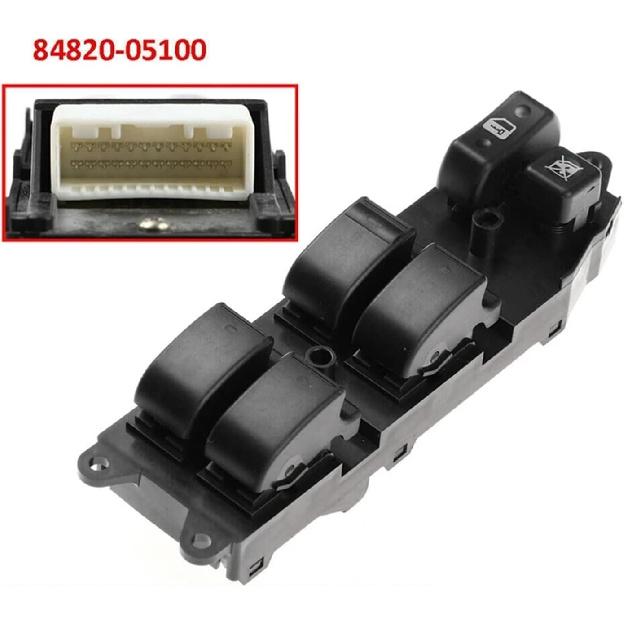 84820-05100 Power Window Switch Compatible with Toyota Avensis Driver Side Window Control Switch