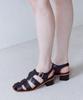 Avispa Carol Square-Toe Slingback Fisherman Sandals_S499_3 Colors_4Cm