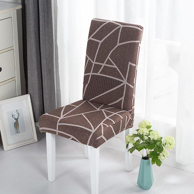 Elastic Chair Covers Spandex Dining Space Stretch Chair Seat Cover Chair Guard Case For Restaurant Universal Durable Material
