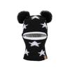 Ear Protection Winter Neck Gaiter Hat Acrylic Full Face Cover Hat Protective Pom Pom Hat  For Boys