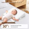 Baby Anti-Spit-Up 30° Incline Pillow for Newborn Feeding with Doudou Fleece