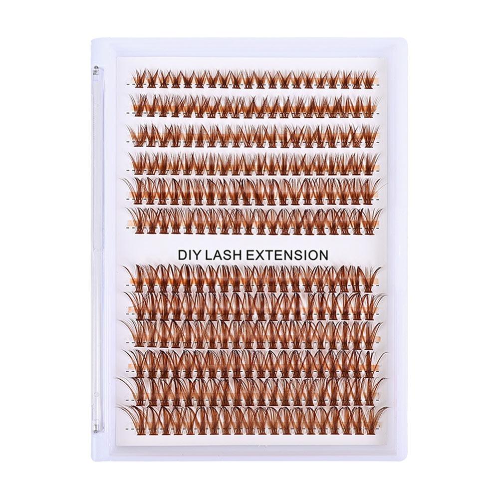 Single Cluster Segmented Eyelashes Soft Fluffy DIY Grafting Eyelashes  Women's Beauty