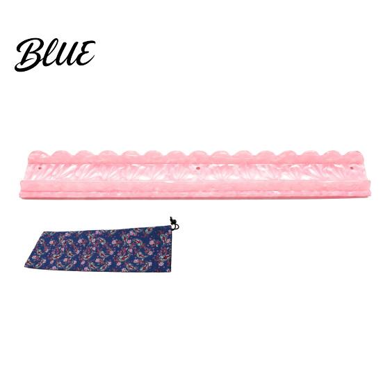 Mahjong Accessory 1/4Pcs Rack with Magnetic Pusher & Storage Bag Scalloped Acrylic Mah Table Organizer Jongg Tile Holder Bar Gift for American