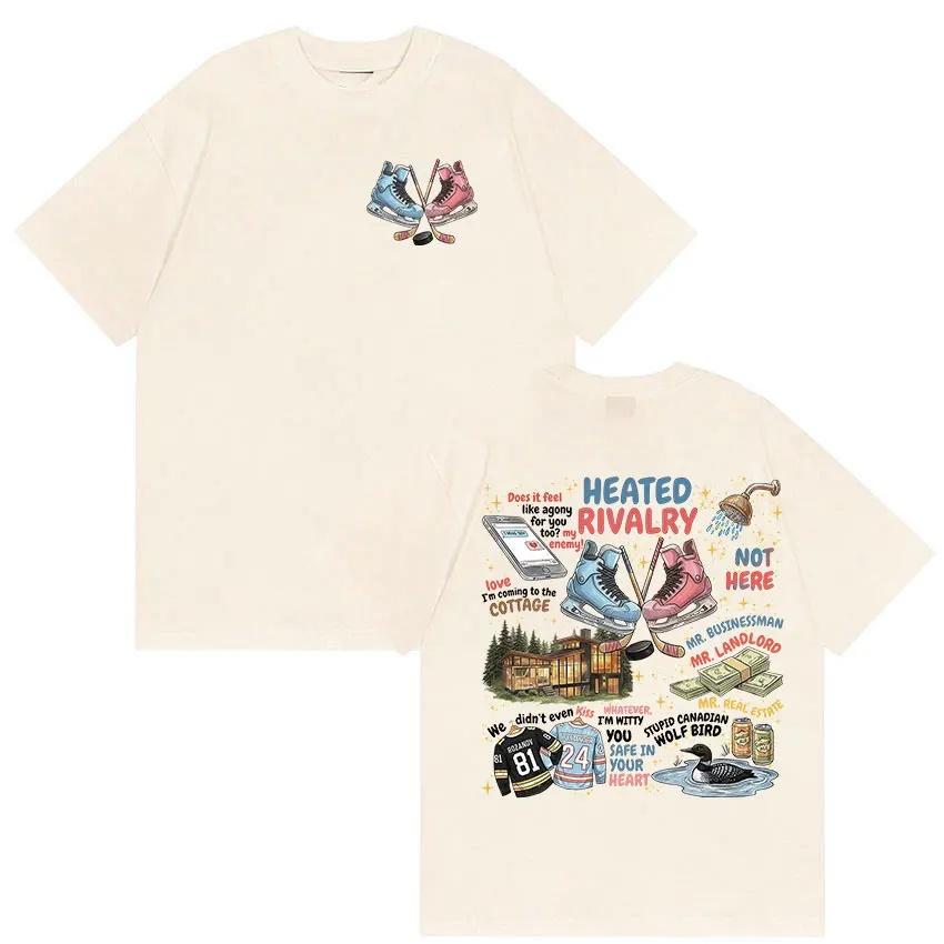 

Vintage Heated Rivalry Shane Hollander 24 Ilya Rozanov 81 Couple Graphic 2026 Summer Men Womens Cotton Oversized Tshirt 4XL