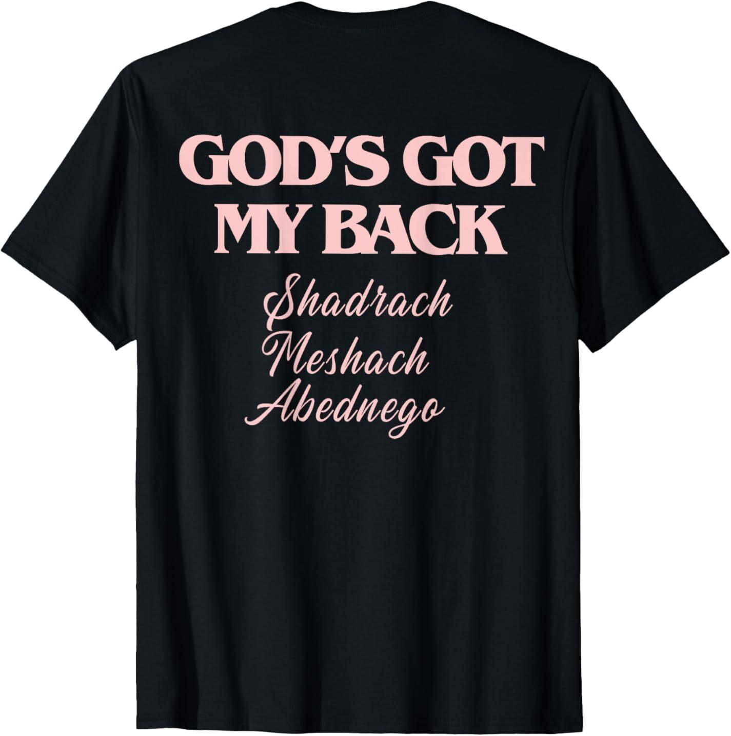 Brandon Lake God s Got My Back T-Shirt Mens Womens Tees Top S
