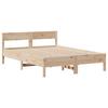 Letto in Legno Massello senza Materasso 140 x 200 cm Legno di Pino