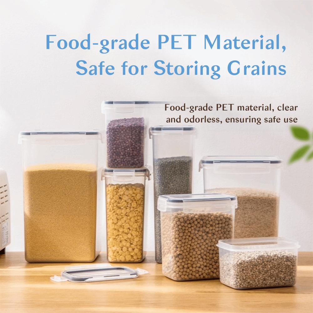 520-2000ml Sealed Jars Transparent Keep Fresh Function Kitchen Storage Container Moisture-proof Food Storage Tank
