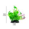 5PCS Life Like Plant Fishtanks Decoration Artificial Water Plant with Base for Office Commercial Use Aquariums Landscape