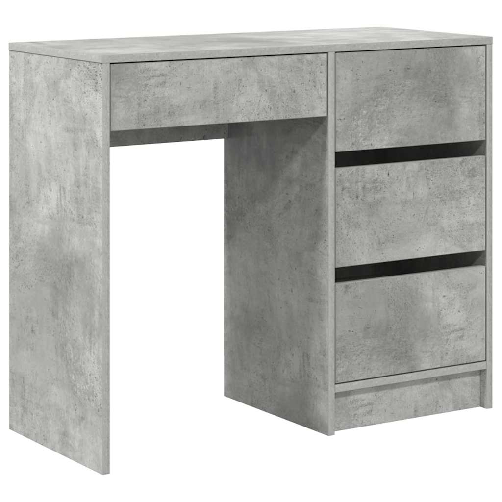 Concrete Grey Desk 90 x 37.5 x 75 cm Engineered Wood