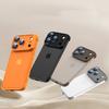 Bumper in Silicone Senza Bordi con Protezione Lente Custodia per IPhone 17 Air 14 13 12 15 16 Pro Max Plus 17Pro 16Pro Copertura Angoli IPones