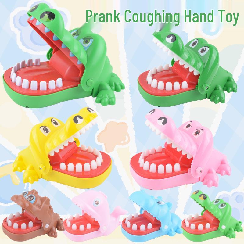 Large Crocodile Bite Finger Game: Funny Parent-Child Tooth Extraction & Evil Dog Prank Toy