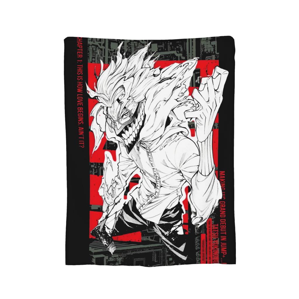 Turbo Granny Dandadan Anime Flannel Blankets  Creative Throw Blanket for Bed Sofa Couch 200x150cm Plush Thin Quilt,