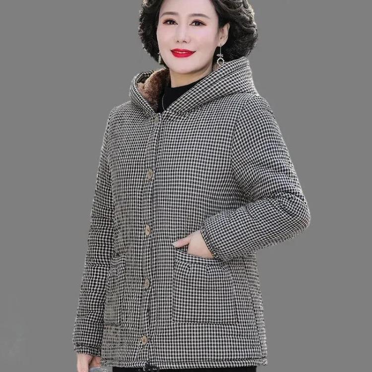 Women Winter Warm Thickening Short Jacket Large Size Coat