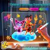 Kids' Glow Drawing Board: Erasable DIY Fluorescent Writing Pad & Night Light with Learning Pen