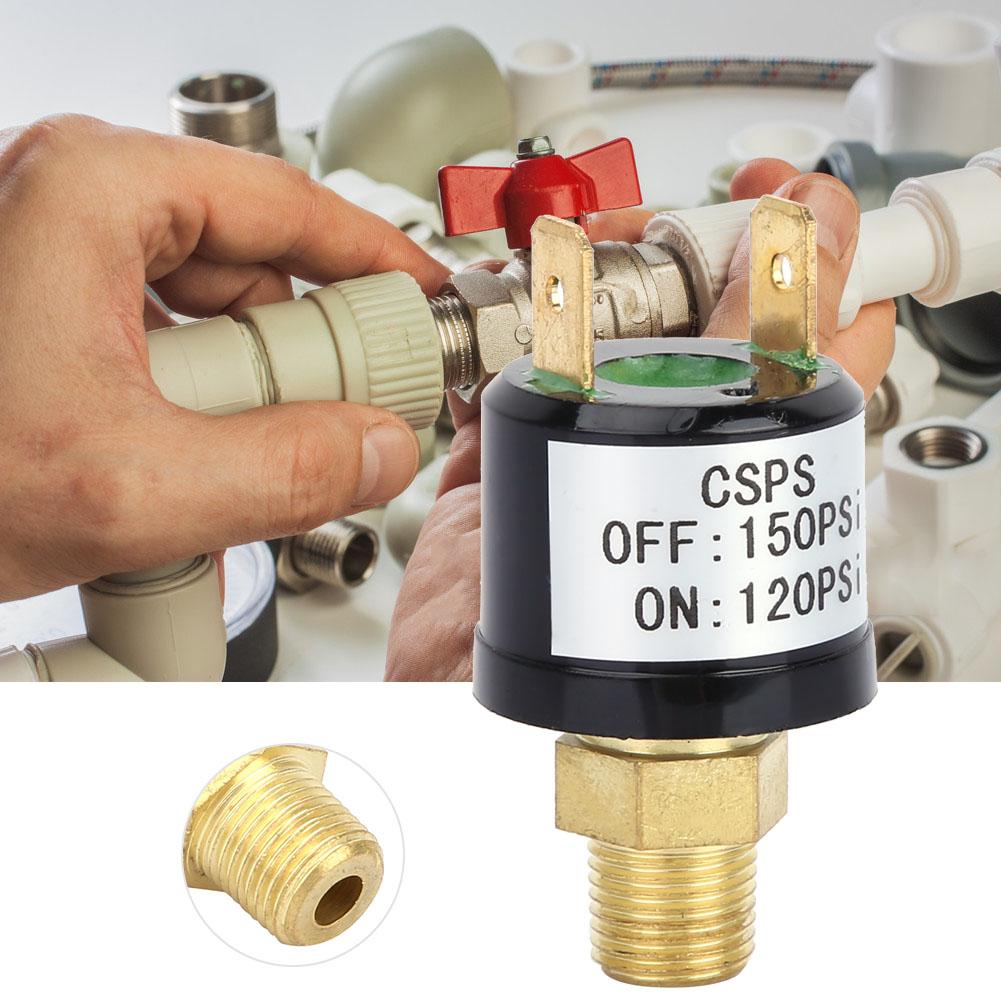 120150 PSI Air Compressor Pressure Control Switch Valve Heavy Duty Pressure Switch