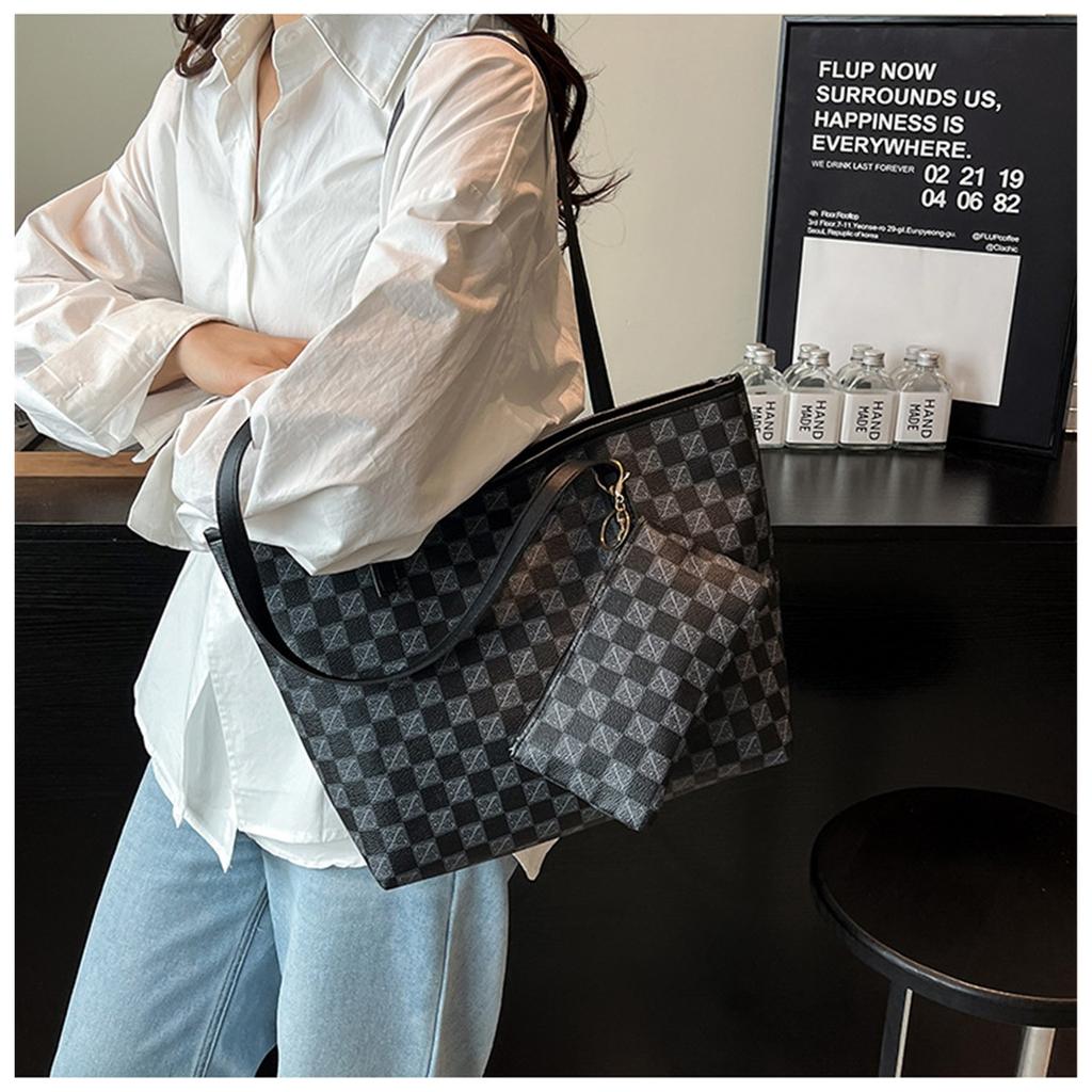 Printing Texture Small Hanging Bag Large Capacity Korean Version Of Casual Commuting Fashion Shoulder Handheld Tote Bag