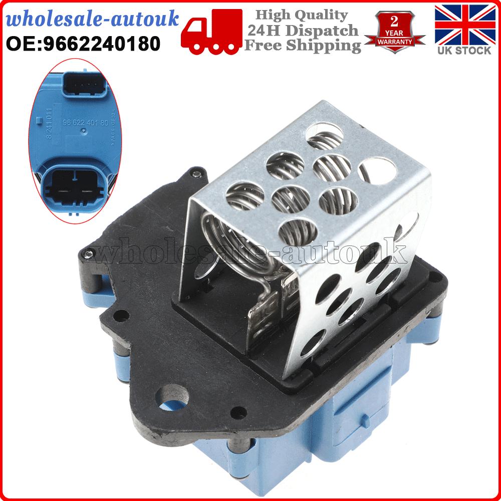 For Peugeot 308 2007-13 Radiator Fan Cooling Resistor Relay 9662240180 1308.CP