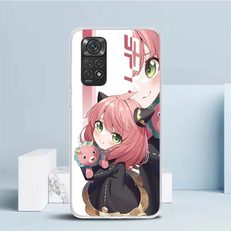 Anime Spy Family Anya Phone Case For Xiaomi Redmi Note 15 14 14S 13 12S 12 Pro Plus 11S 11 11T 11E 10S 10 + Soft TPU Back Cover