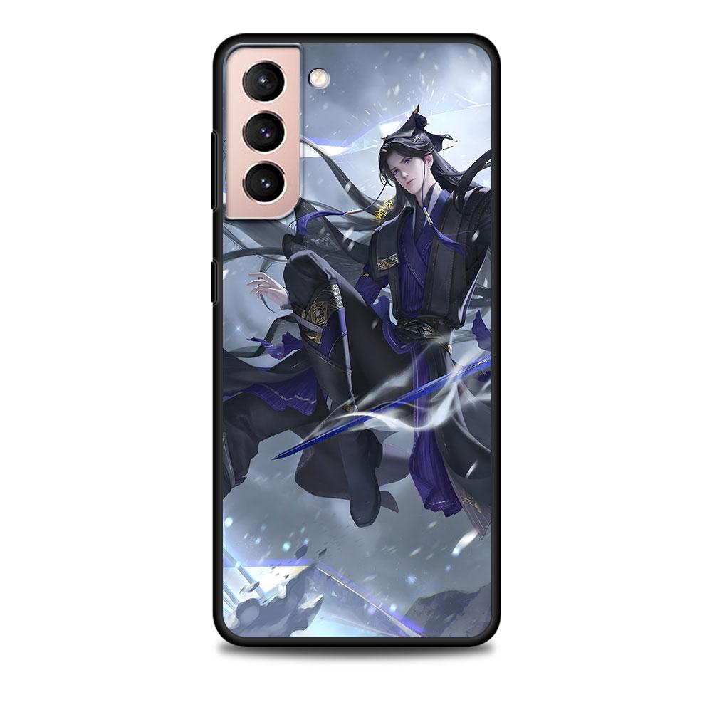 

The Island of Siliang Case for Samsung Galaxy S23 S10e S10 S21 FE S22 S9 S24 Ultra S20 Plus Soft Black TPU Phone Cover Bumper Samsung S9