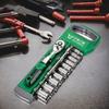 12/29/21pcs Socket Ratchet Handle Wrench Set 1/4" 3/8" Tools Repair Ratchet Set Car Repair Hand Tools Spanner Sleeves Head Tool