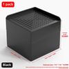 Black Furniture Bed Heightening Foot Pad, 2-3.58 Inch, Non-Slip TPU Overlay for Table, Sofa, Cabinet.