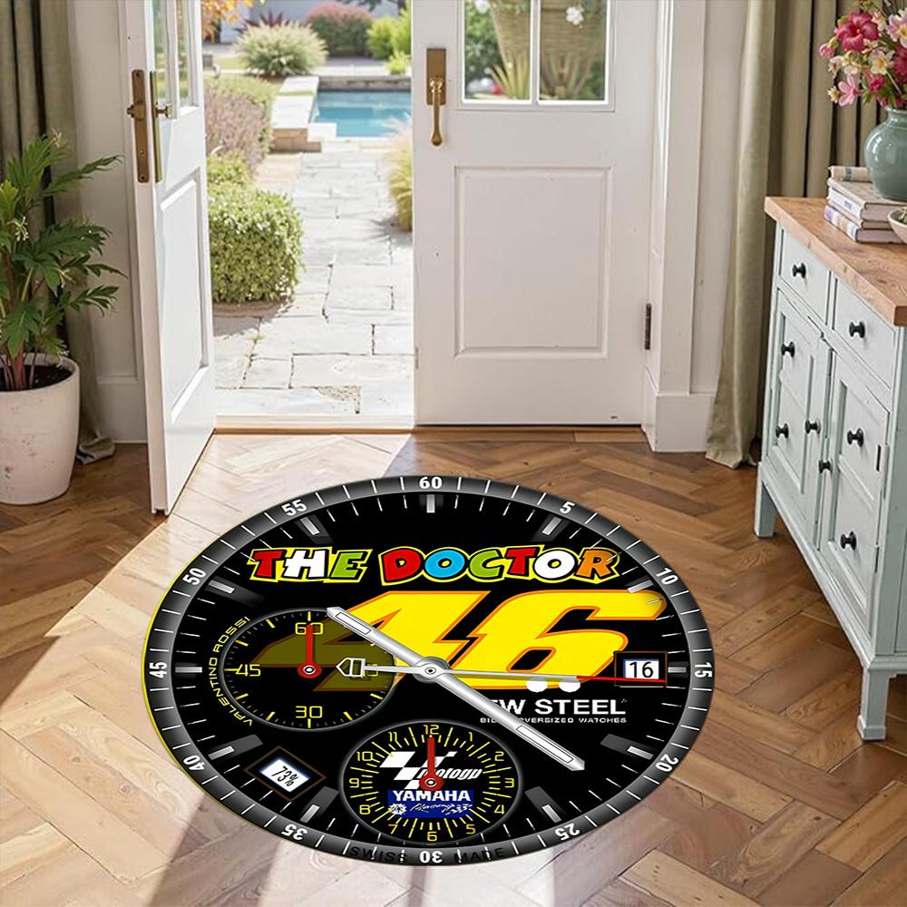 Motorcycle Round Office Rug Perfect for Hallway Living Rooms Dormitory Study Room Antislip Round Carpet Decorate Offices