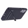X-LEVEL For Samsung Galaxy S25 Phone Case Leather Coated PC TPU Back Cover with Metal Kickstand