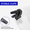 Universele Motorfiets Windscherm, Verstelbare Winddeflector, Clip-stijl Windscherm voor Honda / voor Suzuki / voor Yamaha en Andere Modellen