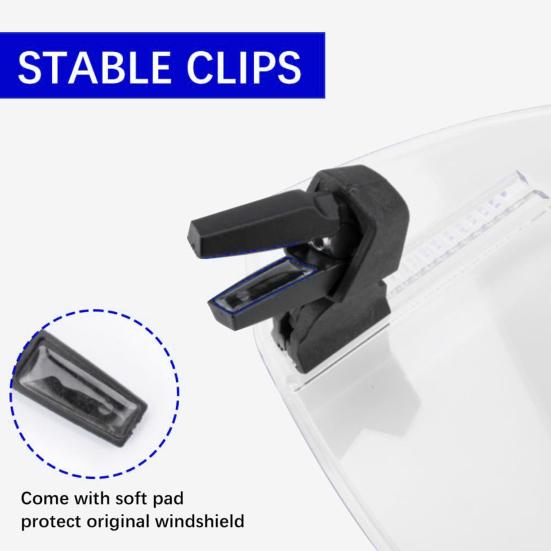 Universele Motorfiets Windscherm, Verstelbare Winddeflector, Clip-stijl Windscherm voor Honda / voor Suzuki / voor Yamaha en Andere Modellen