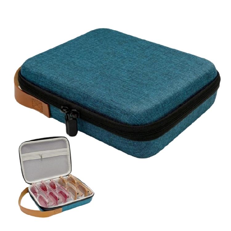 Compact Eyeglasses Travel Organizers 5 Pocket EVA Pouch Portable Glasses Bag Protective Eyeglasses Travel Case