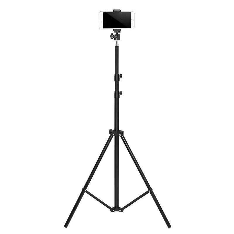 Multifunctional Phone Holder: Bluetooth Remote Selfie Stick & Floor Tripod for Live Streaming