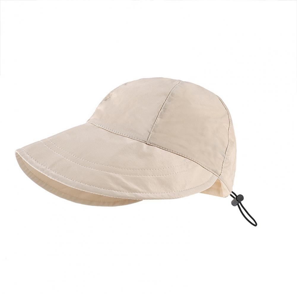 Sonnenhut Stilvoll Atmungsaktiv Schnelltrocknend Faltbar Damen Sonnenhut Dekoration Outdoor-Nutzung Sonnenschirmhut Sommerhut