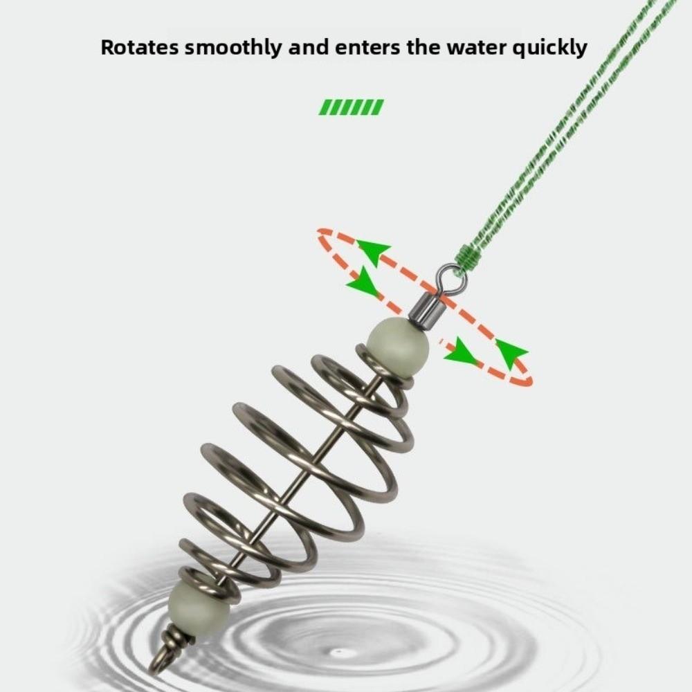 10pcs Luminous Luminous Spring Olive Lure 67mm Inline Hanging Tackle Tackle Spring Lure  Fishing