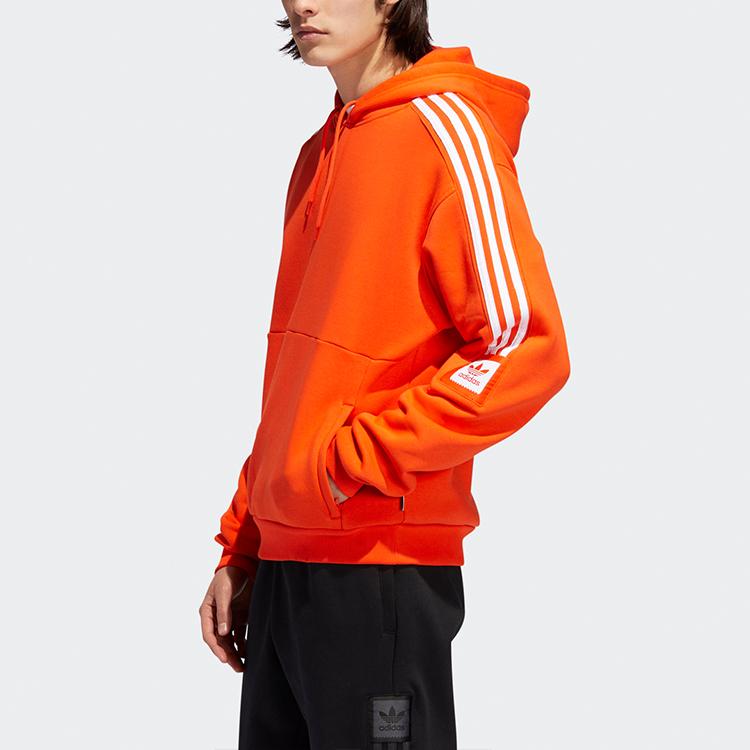 Adidas Originals Trefoil Hoodie Men Tops Orange Yellow EC7333