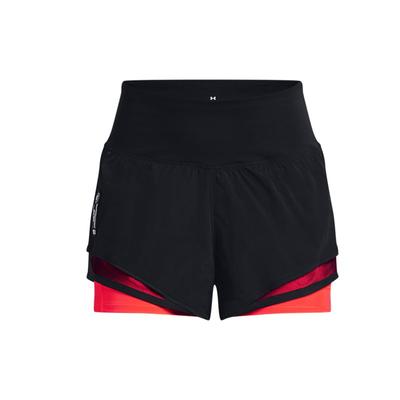 Shorts de Corrida Femininos Color Block com Cintura Elástica Everywhere Preto 1379351-001