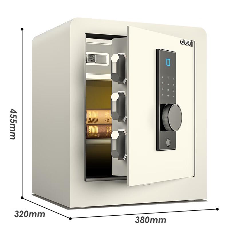 Deli 45CM Fingerprint & Password Security Safe