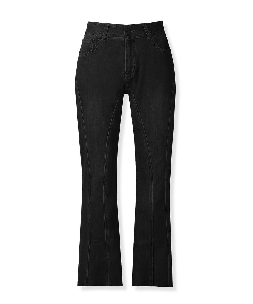 AVANDRESS Thin Bootscut Pants Blue (B Type)